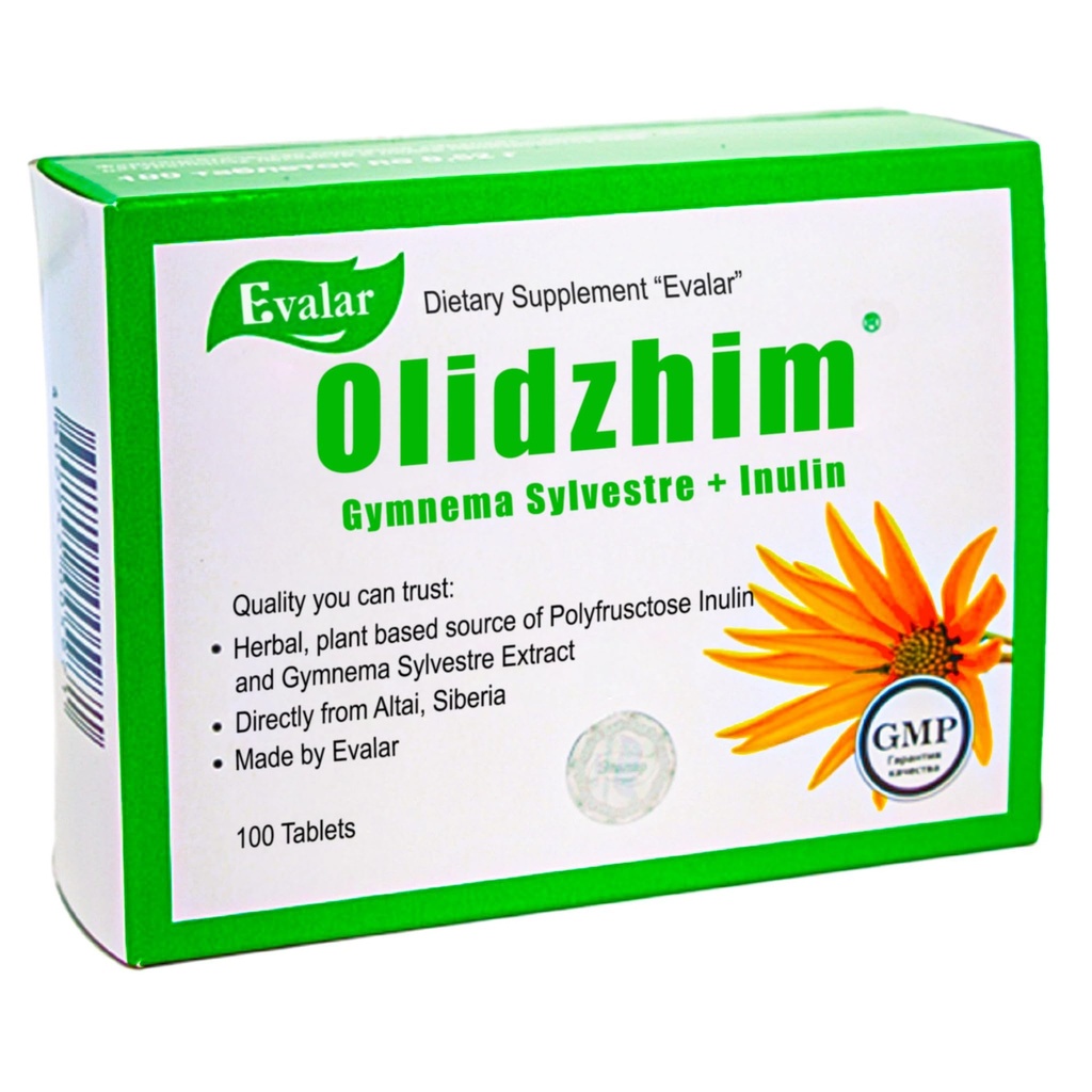Evalar Gymnema Sylvestre Inulin Olidzhim Herb 100 Tabs Αλτάι Σιβηρία