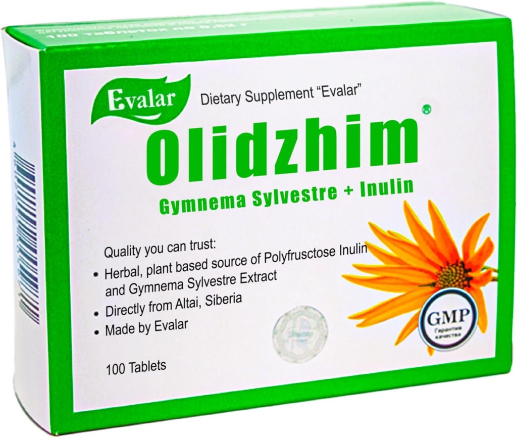 Evalar Gymnema Sylvestre Inulin Olidzhim Herb 100 Tabs Αλτάι Σιβηρία