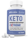 Microbio Keto ACV Extreme Pills 1675MG Keto Υποστήριξη Blend Κάψουλα Εναλλακτική για Keto ACV Gummies Formed with Apple Cider Vinegar Extra Virgin Olive Oil Powder Green Tea Leaf 60 Κάψουλες