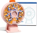 Odaro Large Pill Dispenser, Weekly Pill Organizer 7 Day Am Pm / 14 Day Pill Box, Daily Medicine Hill Organizer με τοίχωμα ή μόνιμη χρήση για βιταμίνη, συμπλήρωμα, ιατρική - ροζ