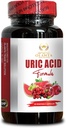 URIC Acid Support - Premium συμπλήρωμα υποστήριξης ουρικού οξέος, περιλαμβάνει ταρτάρ Cherry συμπύκνωμα, υποστήριξη Υγιεινό Uric Acid επίπεδο - 1 φιάλη 60 κάψουλες