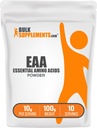 BulkSupplements.com Essential Amino Acids Powder - Essential Amino Acids Supplements, EAA Powder - Unflaved & Gluten Free, 10g ανά Σερβίρισμα, 100g (3.5 oz) (Pack of 1)