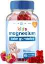 NutraChamps 120 Kids Magnesium Gummies - Ζάχαρη χωρίς ηρεμία Μαγνήσιο Gummies για τα παιδιά - 4 μήνες προσφοράς - Υποστηρίζει την υγεία των οστών, τον ύπνο - Μαγνήσιο Κιτρικό για τα παιδιά συμπλήρωμα