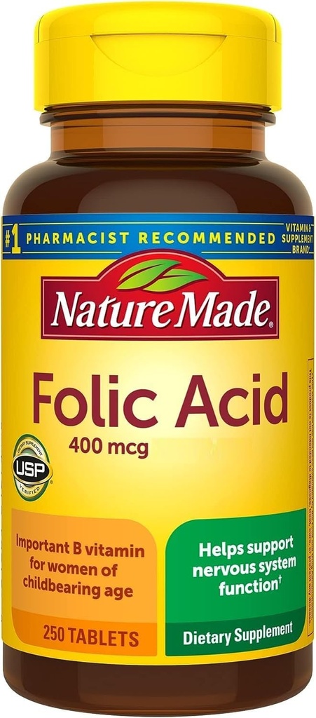 Φολικό οξύ 400 mcg δισκία, 250 δισκία