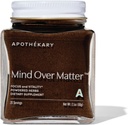 Apothékary Mind Over Matter Γνωστική Υποστήριξη Mushroom Powder, Memory & Focus, Stress Relief Βότανο συμπλήρωμα, Χωρίς ζάχαρη, Vegan, Χωρίς καφεΐνη