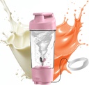 Hurricup 22 Oz μπουκάλι αναδευτήρα πρωτεΐνης για μείγματα πρωτεϊνών, BPA Free Protein Shaker Cups για ανακινήσεις πρωτεϊνών, Whey Powder Smoothie Cup για το Preworkout Mixer Bottle, Γυμναστήριο Αξεσουάρ για γυναίκες & άνδρες, ροζ