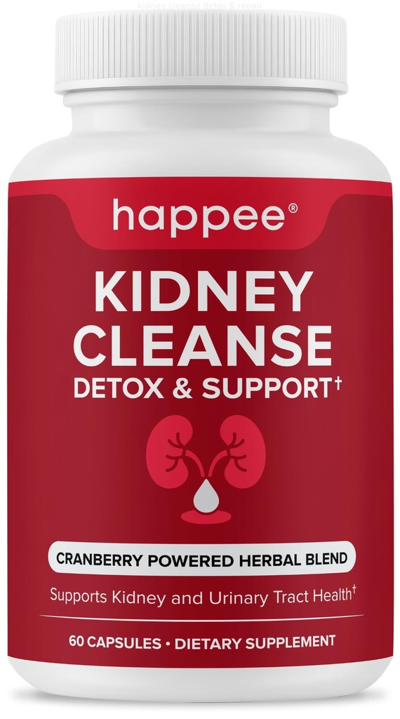 Cleanse Detox & Repair Formula – Φυσικό συμπλήρωμα υποστήριξης νεφρών με εκχύλισμα βατόμουρου & 21 βότανα για την υγεία των νεφρών, της ουροδόχου κύστης και των ουροφόρων οδών – Flush Toxins & Restore Health - 60 κάψουλες