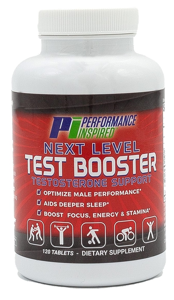ΕΠΙΔΟΣΕΙΣ INSPIRED Next Level Test Booster – Testosterone Support – Ashwagandha Root Extract – Ενέργεια, Stamina & Recovery – 120 Count