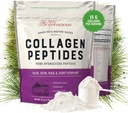 Ζωντανή conscious Collagen Peptides σκόνη - Φυσικά-Πηγή Υδρολυμένα Collagen σκόνη - μαλλιά, δέρμα, νύχια, και κοινή υποστήριξη - Τύπος I & III Grass-Fed Collagen συμπληρώματα για γυναίκες και άνδρες - 16oz