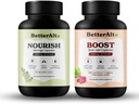 Καλύτερα Alt Moringa & Beetroot Κάψουλες 100% Pure Moringa Leaf Powder Supplement & 100% Natural Beetroot Supplement 