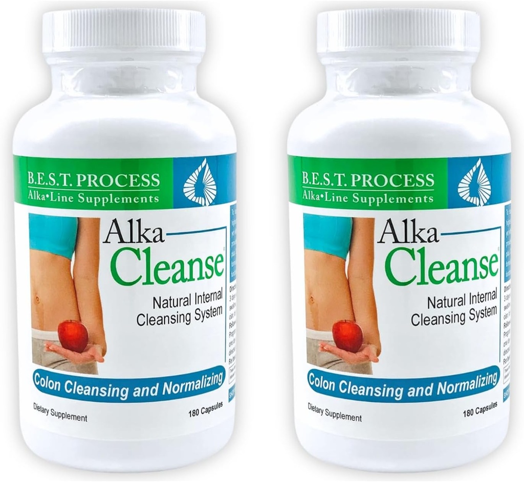 Alka•Cleanse καλύτερη διαδικασία Αλκαλίνη — Herbal Detox Colon Cleanse & Digestive Distress Formula — Psyllium Husk, Προβιοτικά, Ένζυμα & Βότανα (2)