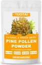 Premium Pine Pollen σκόνη, 100% φυσική σκόνη, χωρίς ΓΤΟ, χωρίς πρόσθετα, Vegan