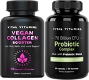 Ζωτικές βιταμίνες Vegan Collagen Booster + Probiotic Complex