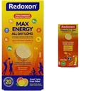 Redoxon Max Energy Εσπεριδοειδή Αναβράζοντα δισκία Ανοσολογική υποστήριξη Δέσμη Βιταμίνης C Ψευδάργυρος Αναβράζοντα Πορτοκαλί Ανοσοποιητικά δισκία Υποστήριξης