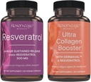 Reservage Resveratrol & Ultra Collagen Booster - Resveratrol & Collagen Κάψουλες για υποστήριξη κυττάρων & δέρματος - Χαρακτηριστικά Dermaval - 60 κάψουλες, 90 Ultra Collagen Booster Κάψουλες
