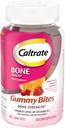 Caltrate Gummy Bites 500 mg Συμπλήρωμα ασβεστίου και βιταμίνης D, Μαύρο κεράσι, Φράουλα, Πορτοκαλί - 50 Count
