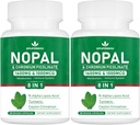 Super Nopal 1600mg, Prickly Pear συμπλήρωμα με R-Alpha Lipoic Acid, Turmeric, 120 κάψουλες (60 εξυπηρετούν)