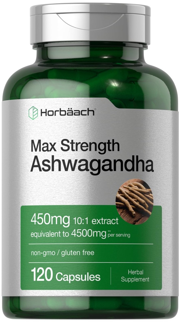 Horbäach Ashwagandha συμπλήρωμα 