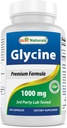 Best Naturals Συμπλήρωμα Γλυκίνης 1000 Mg για την παραγωγή ενέργειας, 180Count