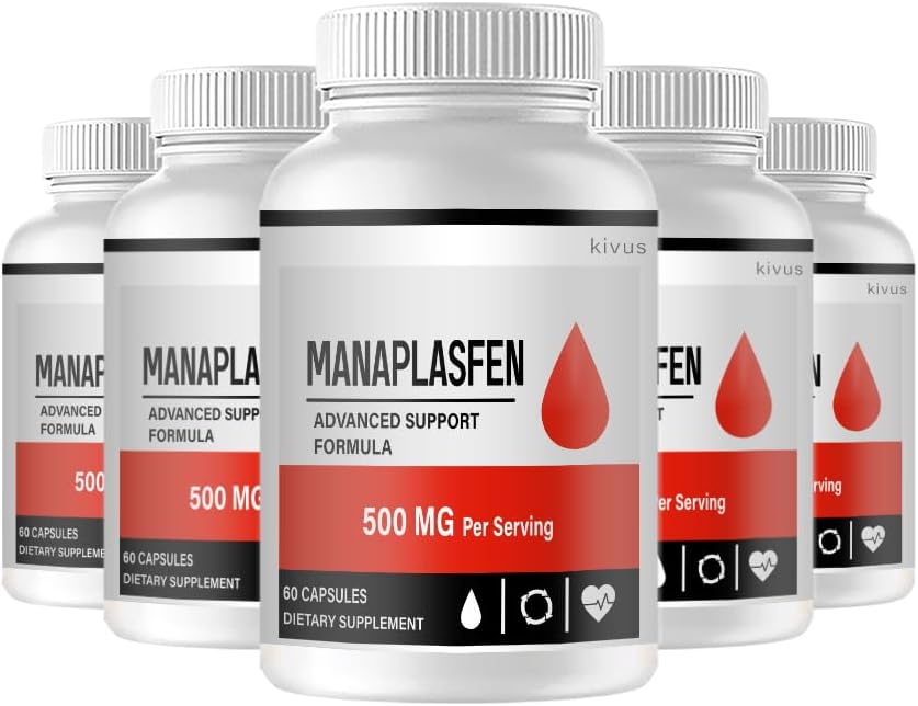 (5 Pack) Manaplasfen - Manaplasfen Advanced Support (300 Capsules)