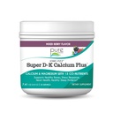 Ionic Fizz Super D-K Calcium Plus by Pure Essence - με έξτρα μαγνήσιο, βιταμίνη D3, βιταμίνη K2 για ισχυρά οστά και υποστήριξη στρες - Mixed Berry - 7.41oz