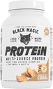 Μαύρο μαγικό πρωτεΐνη σκόνη Whey αυγό συμπλέγματος καζεΐνης + ένζυμα & MCT της ανάκτησης 2lbs κανέλα τοστ δημητριακά άρωμα