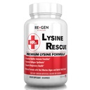 Re+Gen Nutrition Lysine Rescue, Amino Acid Supplement for Stronger Immune Health & Collagen Synthesis in Women & Men, Promotes Lips & Skin Health, Natural, Pure L-lysine, 90 Κάψουλες, 45 ημέρες προσφοράς