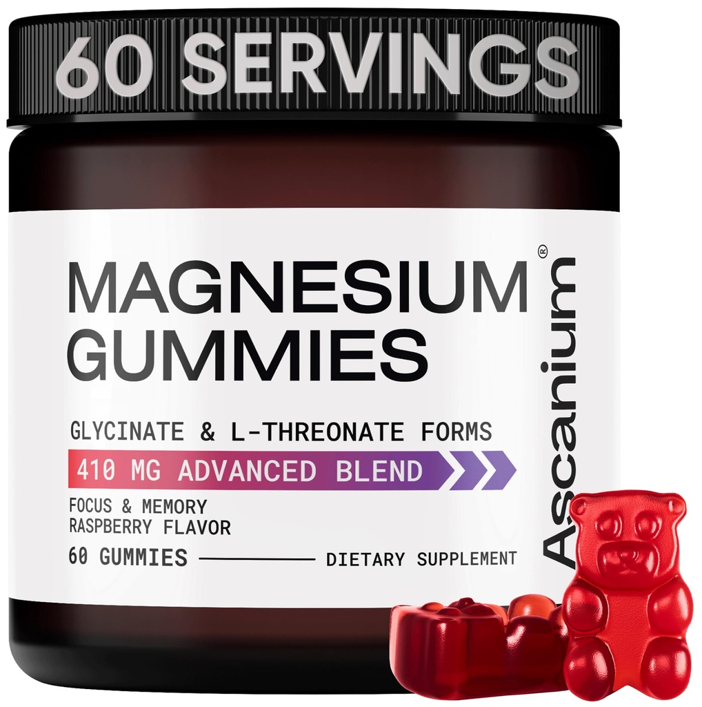 Gummys μαγνησίου - 410mg στοιχειώδους Glycinate μαγνησίου & L-Θρεονικού Συμπλέγματος Συμπλέγματος Συμπλέγματος Συμπλέγματος Συμπλέγματος Συμπλέγματος Συμπλέγματος Συμπλέγματος Συμπλέγματος Συμπλέγματος Συμπλέγματος Συμπλέγματος Συμπλέγματος Μαγνησίου - Vegan Magnesium Glycinate Gummies for Calm Mood, Mus & Heart - Μασώμενο Gummy μαγνήσιο 60 τμχ
