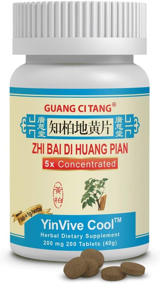 Zhi Bai Di Huang Pian - YinVive Cool - 200 mg 200 δισκία