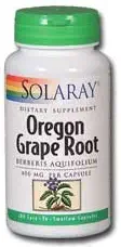 Solaray Oregon Grape Root - 400 mg - 100 Κάψουλες
