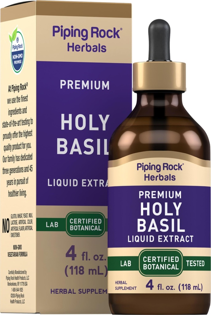 Piping Rock Holy Basil Liquid Extract 