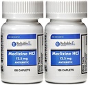 Meclizine 12, 5 mg Αντιεμετική, Αρρώστια κίνησης 100 Caplets PACK of 2