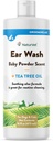 NaturVet Ear Wash Liquid Supplement for Dogs & Cats – Pet Health Supplement Καθαρίζει Dog, Cat Ear Canals – Περιλαμβάνει Aloe, Tea Tree Oil – Helps Remove Pet Ear Wax, Dirt, Debris – 16 Oz.
