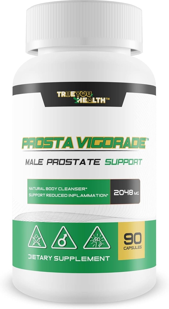 Prosta Vigorade - Ανδρική Υποστήριξη Prostate - Φυσική Αντιοξειδωτική Φόρμουλα - Προώθηση Ενέργειας & Σταματίνα με Πράσινο Τσάι - Υποστήριξη Μειωμένη Φλεγμονή, Ροή αίματος, & Κανονικό Μέγεθος Προστάτη - Βοήθεια Υγεία του προστάτη