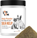 Kelp Σκόνη για Σκύλος & Γάτα - Βιολογικό συμπλήρωμα Kelp Θάλασσα Σκόνη Κόκκων (16 Oz, 1 λίρα)