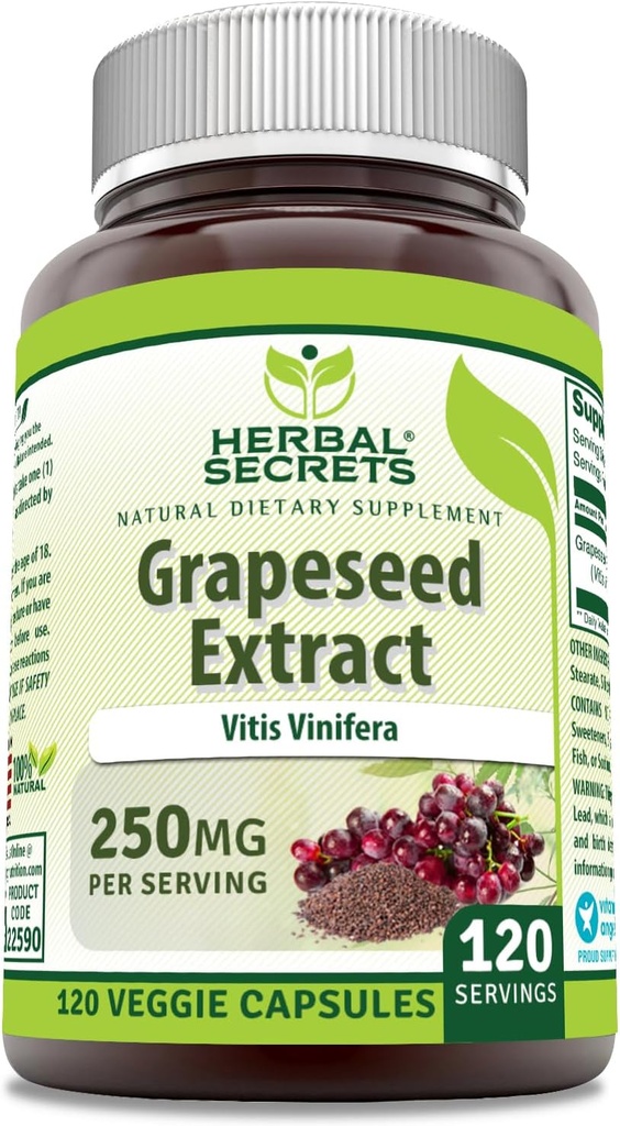 Φυτικά μυστικά Grapeseed Extract Συμπλήρωμα 