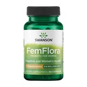 Swanson FemFlora - Feminine Probiotic Supplement Υποστήριξη της Χλωρίδας του Στόματος, GI Tract, και Vagina - Προβιοτικά για γυναίκες με 9 δισεκατομμύρια CFU ανά κάψουλα - (60 κάψουλες)