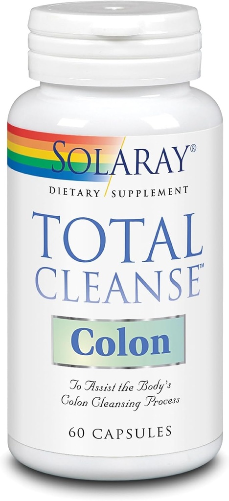 SOLARAY Total Cleanse Colon, Veg Cap (Btl-Plastic) 