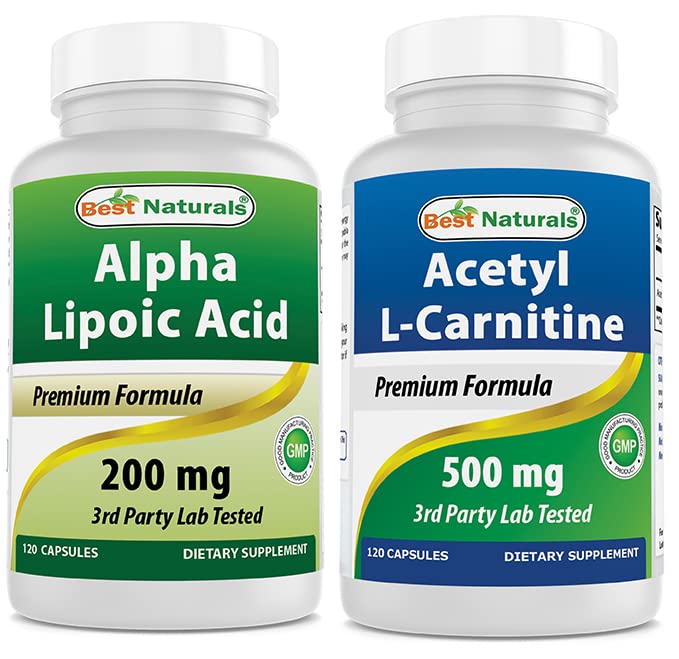 Best Naturals Alpha Lipoic Acid 200 Mg & Acetyl L-καρνιτίνη 500 Mg