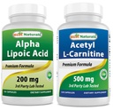 Best Naturals Alpha Lipoic Acid 200 Mg & Acetyl L-καρνιτίνη 500 Mg