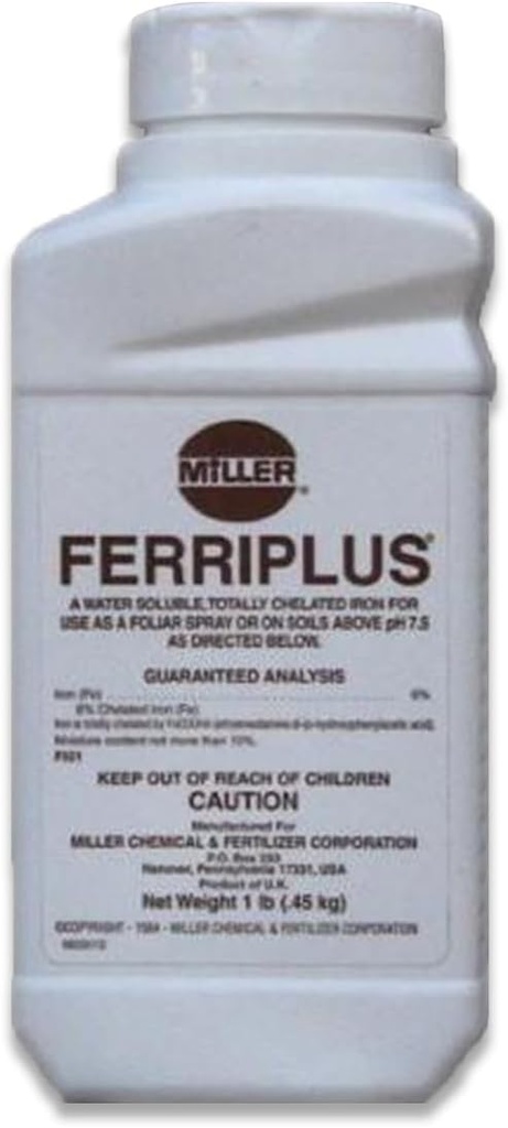 MILLLER Ferriplus 6% Chelated Iron 1 lb