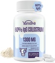Συμπληρώματα καψακίων Βοοειδών 1300mg - Extra High 60% IgG Bovine Colostrum - Οστό, Άσκηση, Ανοσοποιητικό - 60 Κάψουλες