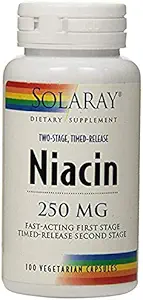 TSTR Νιασίνη Solaray 100 VCaps