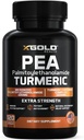 Pea Palmitoylethanolamide + Turmeric Curcumin Complex – 1600mg Μικρονωμένα 99% & 95% Κουρκουμινοειδή – Υψηλής ισχύος κοινή υποστήριξη, κινητικότητα & άνεση – Κατασκευασμένο στις ΗΠΑ
