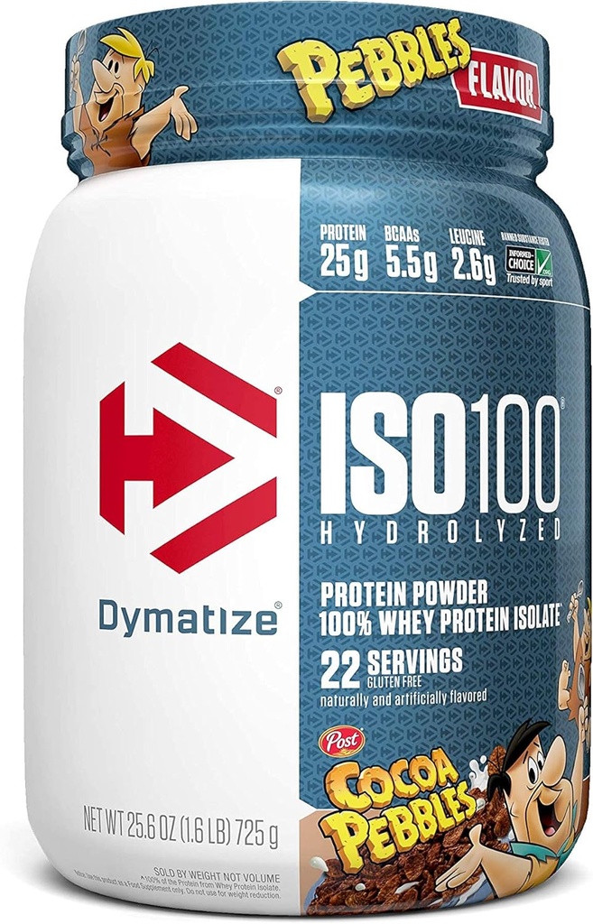 ISO100 Υδρολυμένα 100 Απομονωμένα Πρωτεΐνες ορού γάλακτος Κόκαο (1.4 Lbs. / 20 Servings)