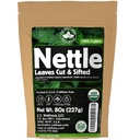 Nettle Tea - 8Oz (REAL WILD HARVEST) | 100% USDA Certified ORGANIC | Loose Leaf (Urtica Dioica aka Stinging Nettle) Cut & Sifted