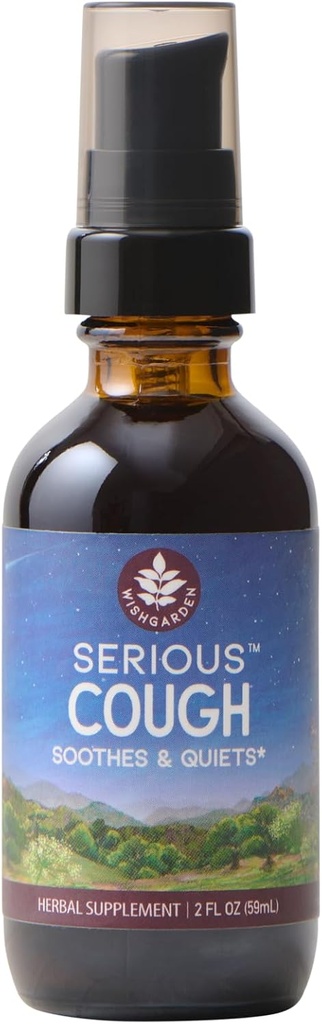 WishGarden Βότανα - Σοβαρός Βήχας, Βιολογικός Βήχας Συμπληρώματα Καταπραϋντικού, Καταπραΰνει και Ηρεμεί Κοινό Λαρύγγι και Βρογχική Ερεθιστική (2 Ουγγιά)