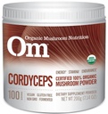 Om Organic Mushroom Superfood σκόνη, Cordyceps, 100 εξυπηρετήσεις, ενέργεια και υποστήριξη αντοχής, 7.05 Ουγγιά (πακέτο του 1)