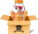 Βιταμίνη Β12 Gummies Bundle. Περιλαμβάνει ένα μπουκάλι 90 ct Ζωοποιήσιμα παιδιά Βιταμίνη Β12 Gummies. Συμπλήρωμα διατροφής, χωρίς γλουτένη, μη Gmo, και Chewable B12 Βιταμίνες Gummies. Έρχεται με ένα καλό για το κουτί μου!
