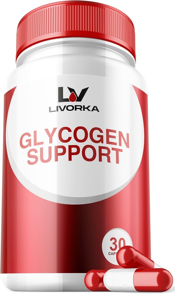 1 Pack - Glycogen Support, Glycogen Control Advanced Formula, Glycogen Capsules, Glycogen Fix with Powerful Ingredients, 30 Capsules Per Bottle for 30 Days